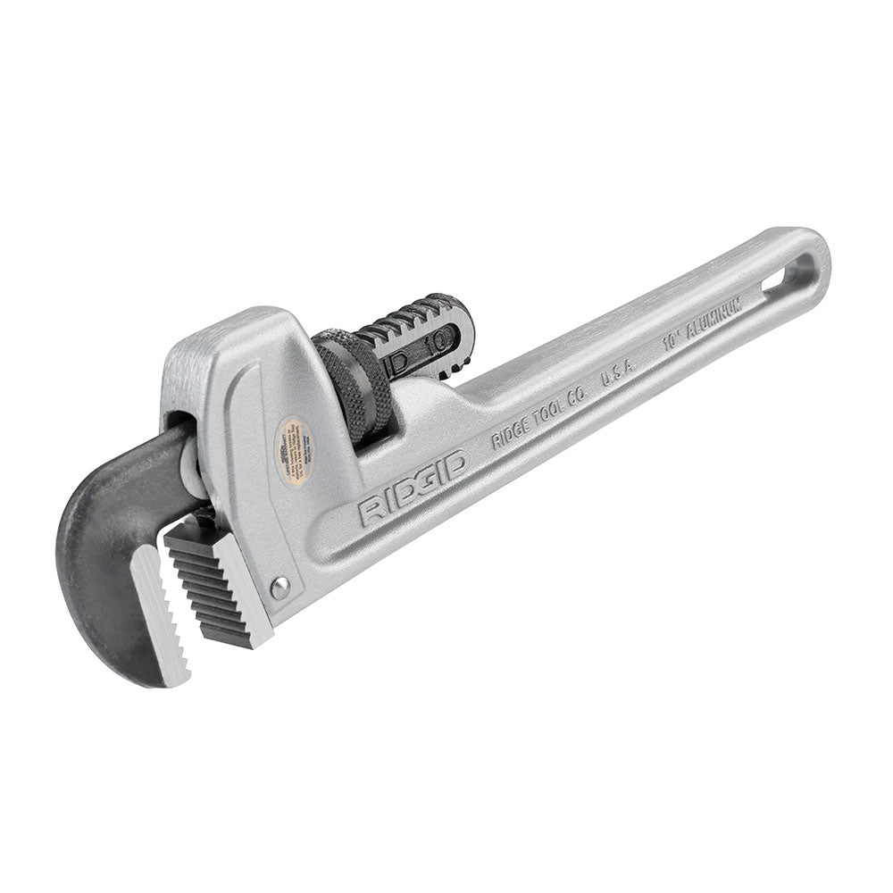 RIDGID 31090 10" Aluminum Straight Pipe Wrench - Model 810 - 4