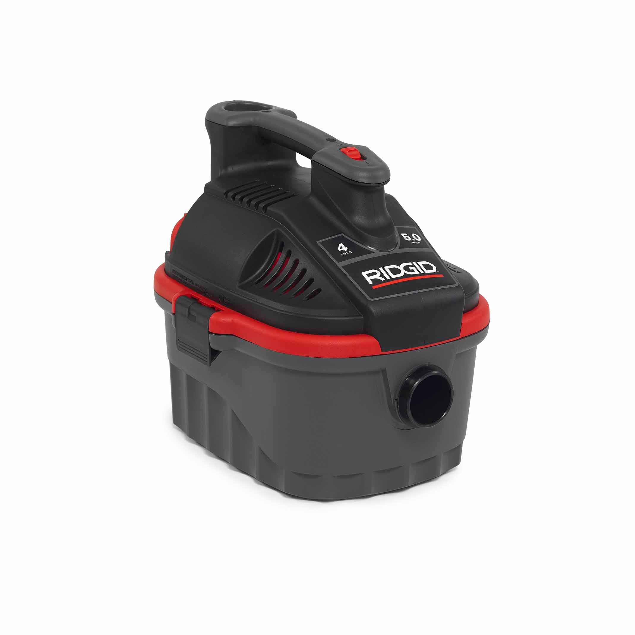 RIDGID 50313 4000RV 4 Gal Portable Red Wet/Dry Vacuum - 7