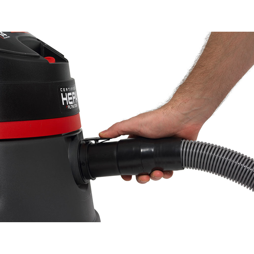 RIDGID 50368 RV2400HF 14 Gal Red HEPA Wet/Dry Vac - 12